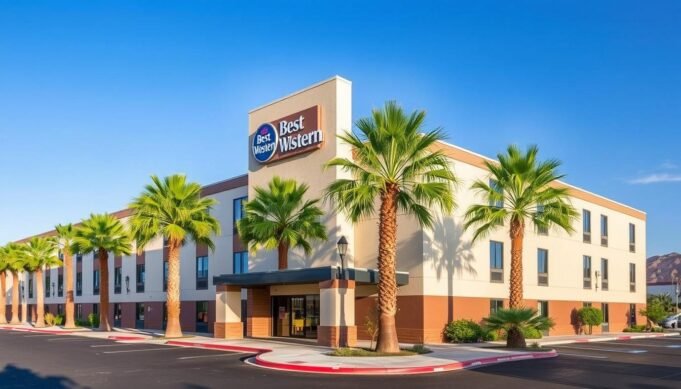 Best Western McCarran Inn exterior view near Harry Reid Airport 2025