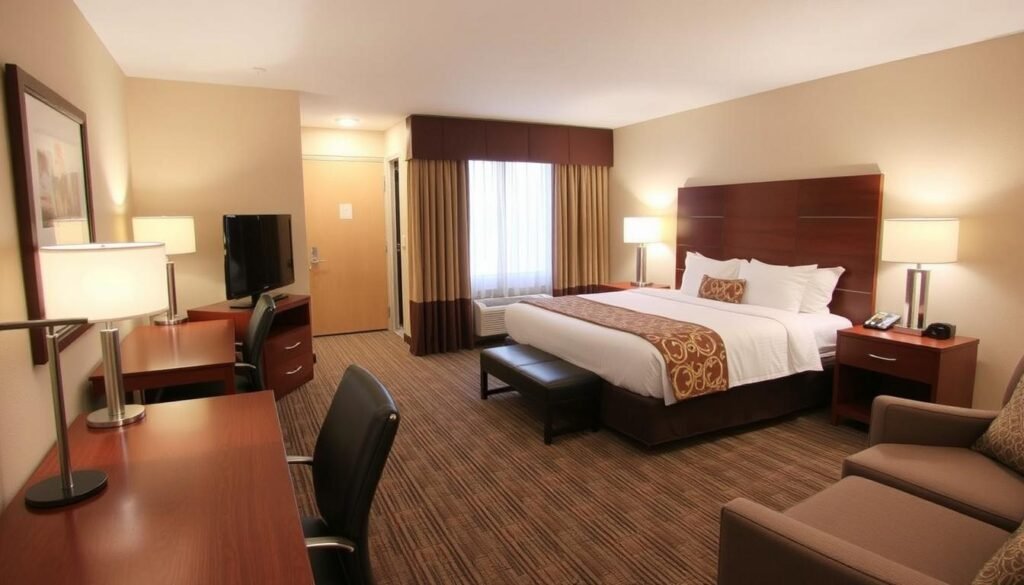 Best Western McCarran Inn room interior near Harry Reid Airport 2025