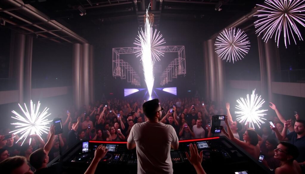 DJ Pauly D performing at Marquee Nightclub for New Year's Eve 2026