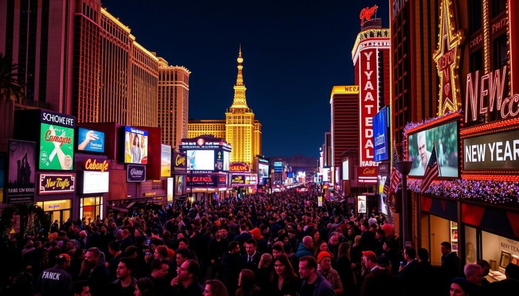 Navigating Las Vegas Strip NYE