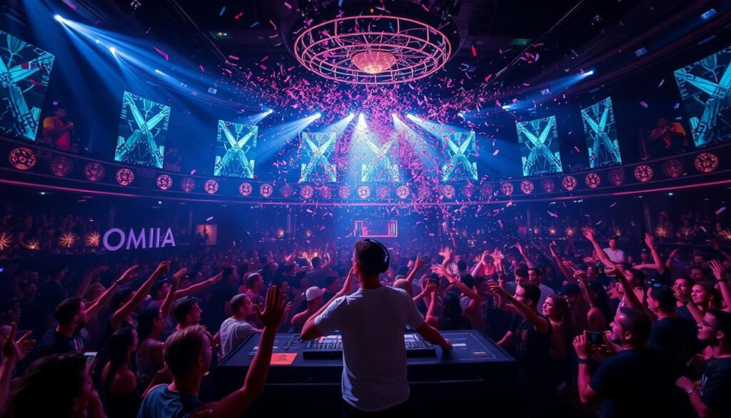 Tiësto performing at Omnia Nightclub for New Year's Eve 2026