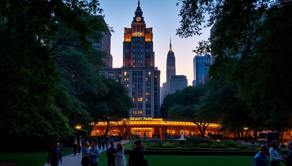 Bryant Park Hotel park views Bryant Park Hotel park views