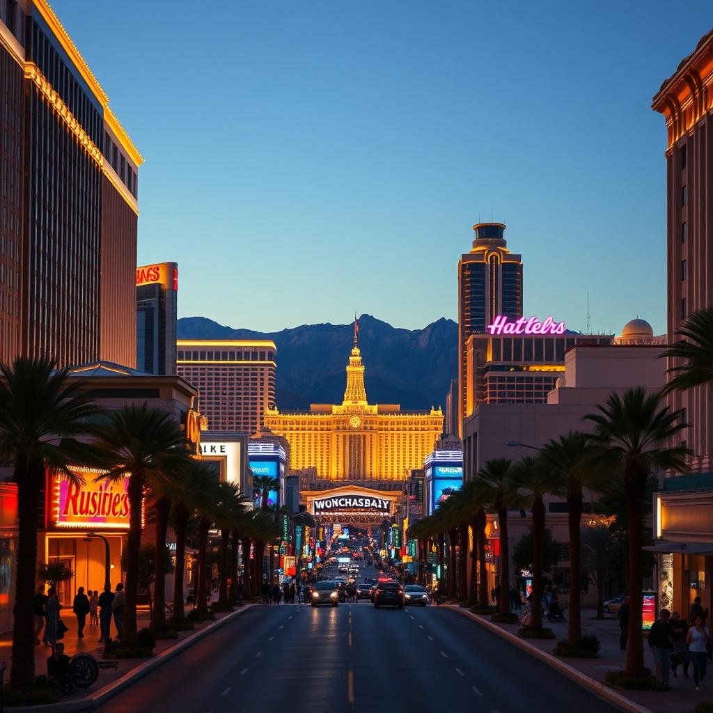 Las Vegas hotel location importance