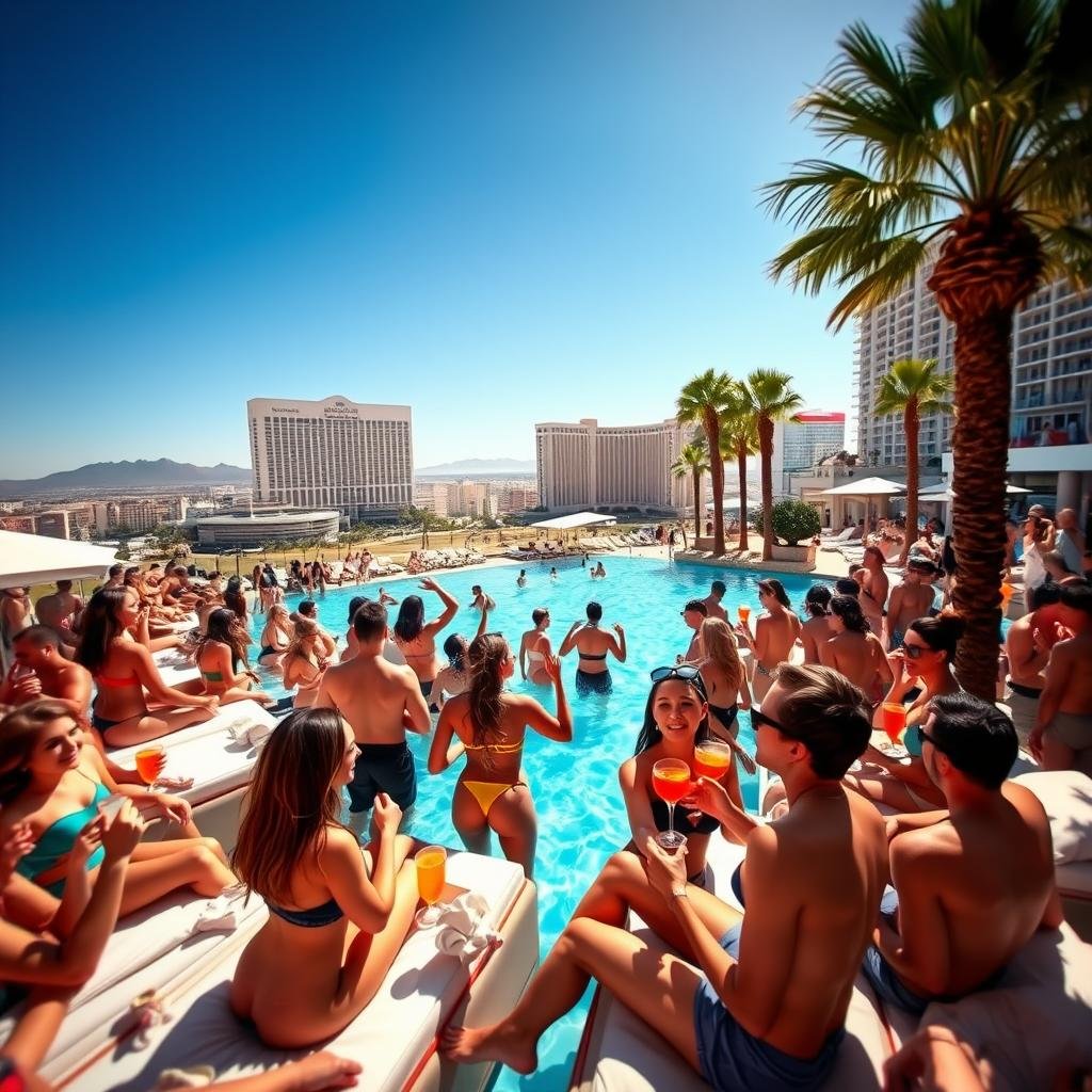 Las Vegas pool parties Las Vegas pool parties