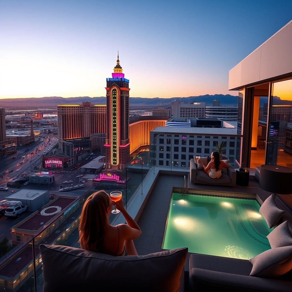boutique hotels with strip views