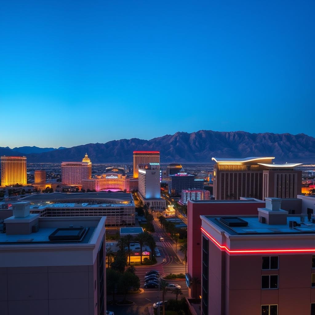 budget-friendly hotels with Strip views