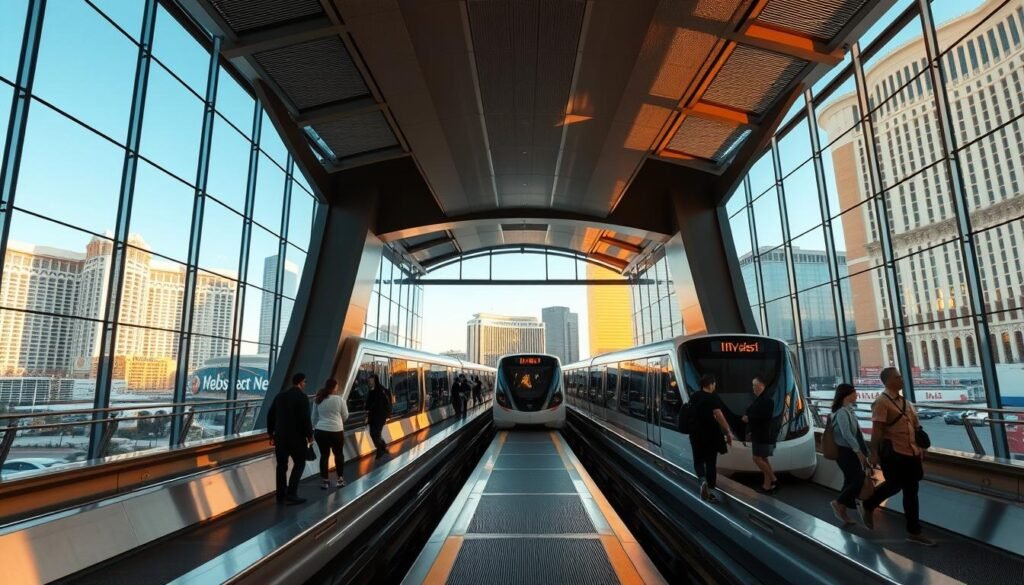las vegas monorail station las vegas monorail station