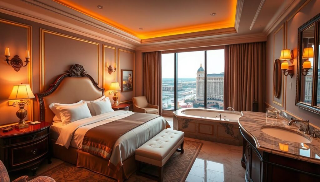 luxurious hotel room at the Venetian Las Vegas luxurious hotel room at the Venetian Las Vegas