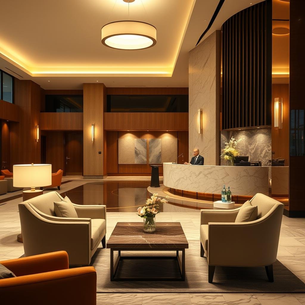 mid-range hotel amenities